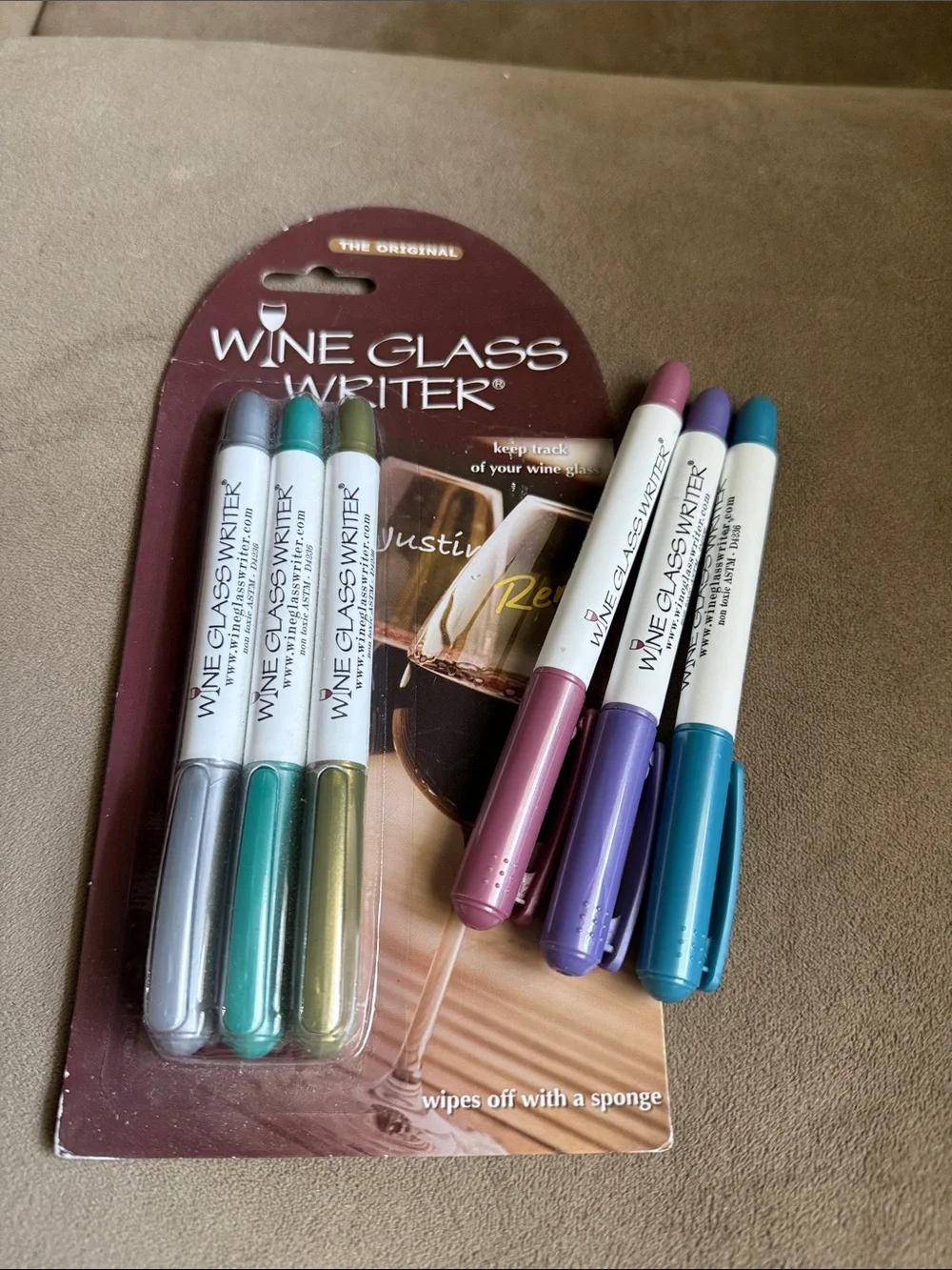 Wine Glass Writer Set — Multi-Color Wine Markers